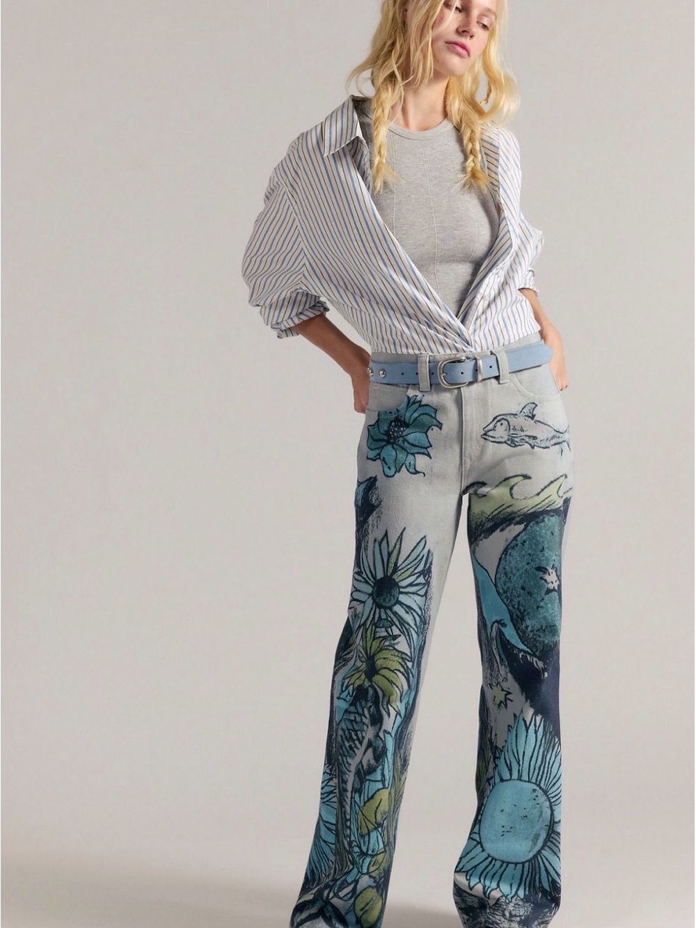 We The Free Tinsley Printed Jeans, NWT